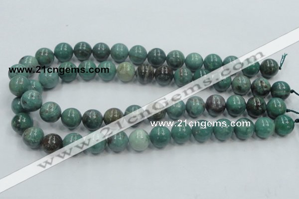 CDB02 15.5 inches 14mm round natural new dragon blood jasper beads