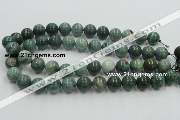 CDB03 15.5 inches 16mm round natural new dragon blood jasper beads