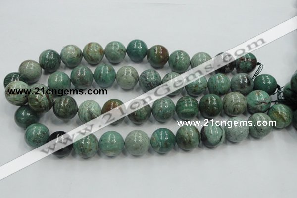 CDB04 15.5 inches 18mm round natural new dragon blood jasper beads