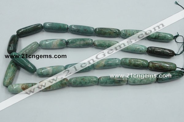 CDB09 15.5 inches 10*30mm cylinder natural new dragon blood jasper beads