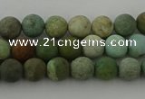 CDB101 15.5 inches 6mm round matte New dragon blood jasper beads