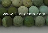 CDB103 15.5 inches 10mm round matte New dragon blood jasper beads