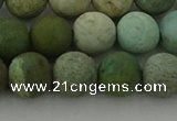 CDB104 15.5 inches 12mm round matte New dragon blood jasper beads