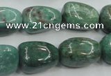 CDB11 15.5 inches 14*20mm nugget natural new dragon blood jasper beads