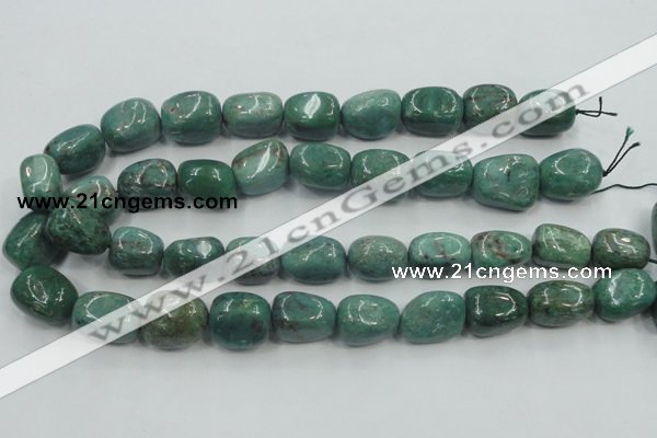 CDB11 15.5 inches 14*20mm nugget natural new dragon blood jasper beads