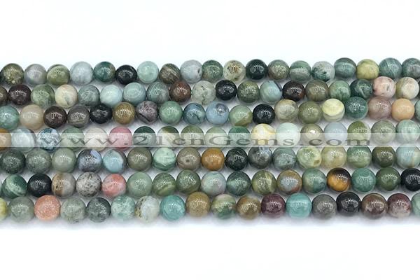 CDB110 15 inches 6mm round new dragon blood jasper beads