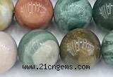 CDB112 15 inches 10mm round new dragon blood jasper beads