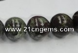 CDB200 15.5 inches 16mm round natural dragon blood jasper beads