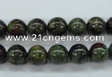 CDB230 15.5 inches 10mm round natural dragon blood jasper beads