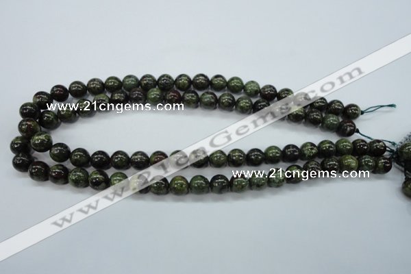 CDB230 15.5 inches 10mm round natural dragon blood jasper beads