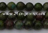 CDB300 15.5 inches 4mm round dragon blood jasper beads wholesale