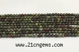 CDB340 15.5 inches 4mm round dragon blood jasper beads wholesale