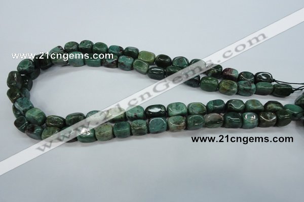 CDB37 15.5 inches 8*12mm nuggets new dragon blood jasper beads