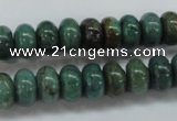 CDB39 15.5 inches 6*10mm rondelle new dragon blood jasper beads
