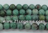 CDB41 15.5 inches 8mm round new dragon blood jasper beads