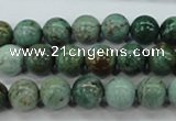 CDB42 15.5 inches 10mm round new dragon blood jasper beads