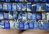 CDE1228 15.5 inches 2.5*4mm heishi sea sediment jasper beads