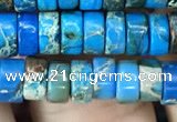 CDE1234 15.5 inches 3*6mm heishi sea sediment jasper beads