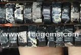 CDE1242 15.5 inches 3*8mm heishi sea sediment jasper beads