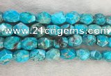 CDE1361 15.5 inches 15*20mm faceted nuggets sediment jasper beads