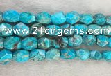 CDE1361 15.5 inches 15*20mm faceted nuggets sediment jasper beads