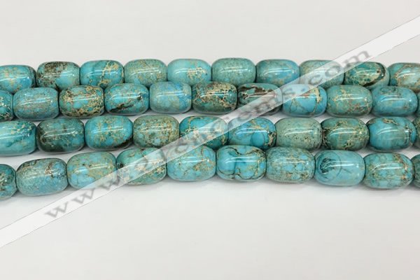 CDE1364 15.5 inches 13*18mm drum sea sediment jasper beads wholesale