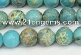 CDE1367 15.5 inches 6mm round sea sediment jasper beads wholesale