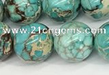 CDE1370 15.5 inches 12mm round sea sediment jasper beads wholesale