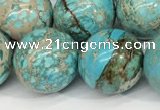 CDE1371 15.5 inches 14mm round sea sediment jasper beads wholesale