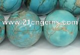 CDE1373 15.5 inches 18mm round sea sediment jasper beads wholesale