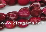 CDE14 15.5 inches 10*14mm oval dyed sea sediment jasper beads