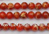 CDE2000 15.5 inches 4mm round dyed sea sediment jasper beads