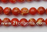 CDE2002 15.5 inches 8mm round dyed sea sediment jasper beads