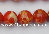 CDE2008 15.5 inches 20mm round dyed sea sediment jasper beads