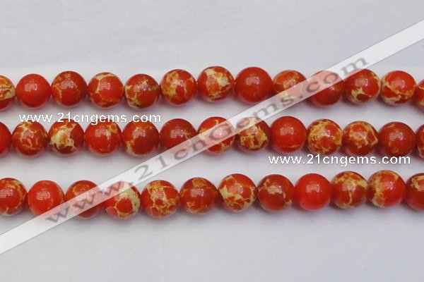 CDE2009 15.5 inches 22mm round dyed sea sediment jasper beads