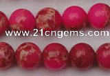 CDE2014 15.5 inches 10mm round dyed sea sediment jasper beads