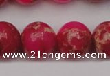 CDE2018 15.5 inches 18mm round dyed sea sediment jasper beads