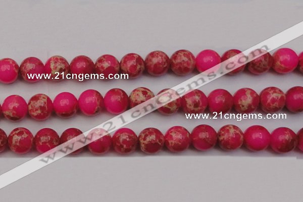 CDE2018 15.5 inches 18mm round dyed sea sediment jasper beads