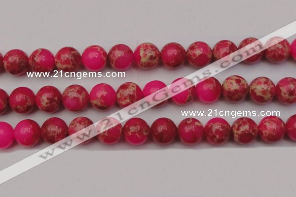 CDE2019 15.5 inches 20mm round dyed sea sediment jasper beads