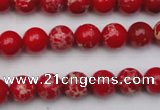 CDE2023 15.5 inches 6mm round dyed sea sediment jasper beads