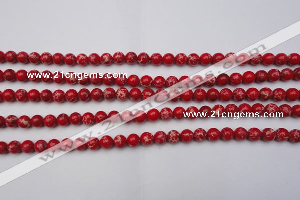 CDE2023 15.5 inches 6mm round dyed sea sediment jasper beads