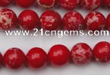 CDE2024 15.5 inches 8mm round dyed sea sediment jasper beads