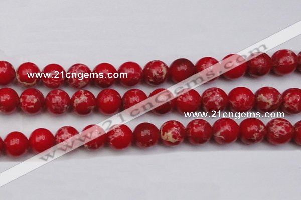 CDE2029 15.5 inches 18mm round dyed sea sediment jasper beads