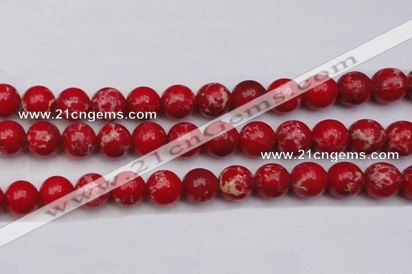 CDE2030 15.5 inches 20mm round dyed sea sediment jasper beads