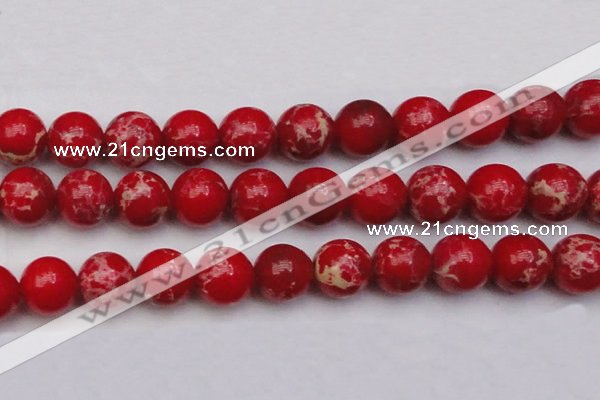 CDE2031 15.5 inches 22mm round dyed sea sediment jasper beads