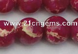 CDE2040 15.5 inches 18mm round dyed sea sediment jasper beads