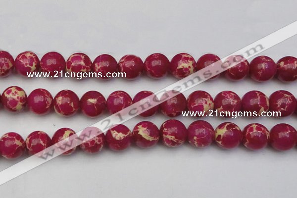 CDE2040 15.5 inches 18mm round dyed sea sediment jasper beads