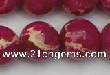 CDE2042 15.5 inches 22mm round dyed sea sediment jasper beads