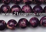 CDE2048 15.5 inches 12mm round dyed sea sediment jasper beads