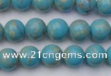 CDE2057 15.5 inches 8mm round dyed sea sediment jasper beads